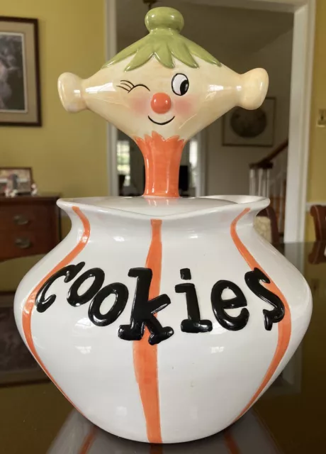 Vintage Holy Howard Pixieware Cookie Jar, GHA