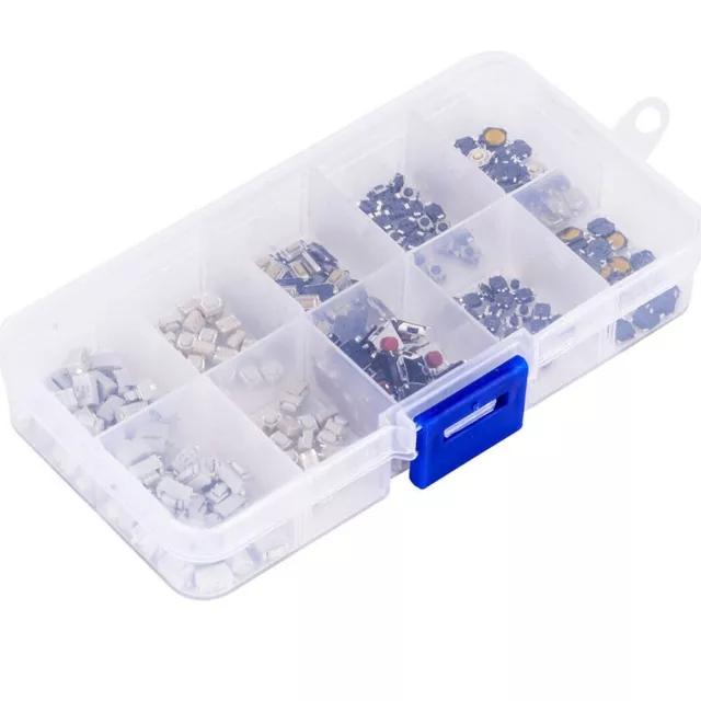 Wide Compatibility Tactile Micro Switches 250 pcs Ideal for Electronics