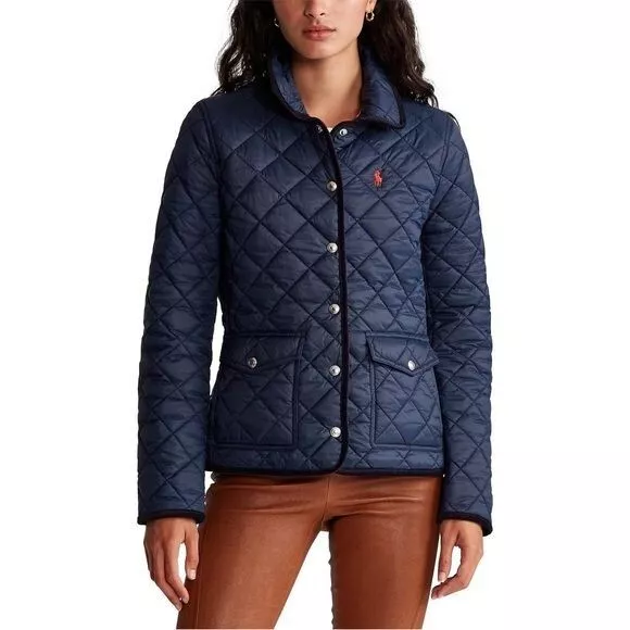 NEW $365 POLO Ralph Lauren Women Equestrian Barn Quilt Jacket