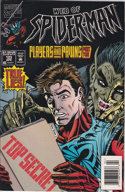 Web of Spider-Man #123 Vol. 1 (1985-1998, 2012)Marvel Comics,Newsstand