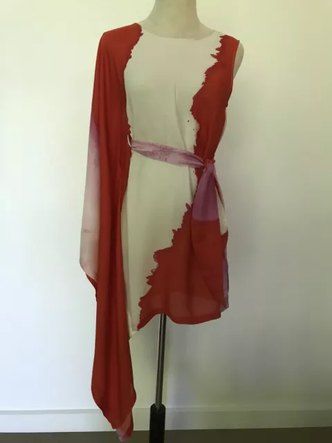 New Sass & Bide A Plethora of Beauty Silk Mini Dress Sz 38