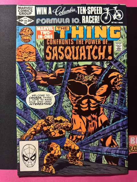 Marvel Two-In-One #83 The Thing and Sasquatch  1982