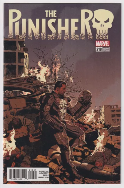 PUNISHER #218 | Smallwood 1:25 Variant | 1st War Machine Punisher | 2018 | NM-