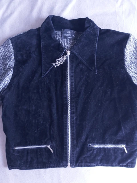 Blouson cuir sales cop copine