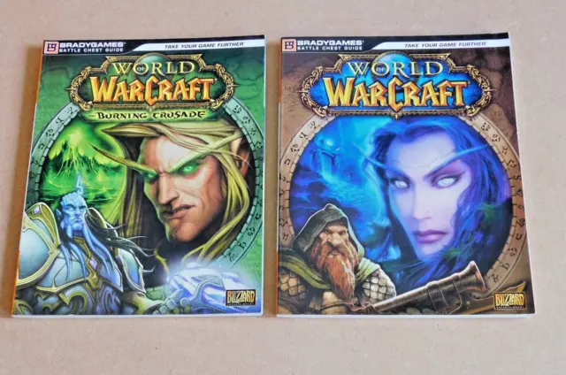 2 x The World of Warcraft 'The Burning Crusade' Bradygames Battle Chest Guide.