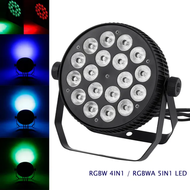 200W RGBW LED Par Light / RGBWA LED PAR 64 Light Aluminum DMX DJ Par Stage Light
