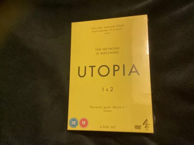 Utopia - Series 1 And 2 - Complete (Box Set) (DVD, 2014) New/factory sealed