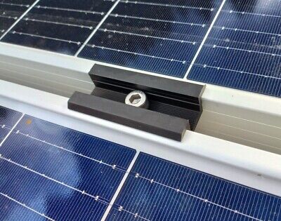Solar Modul Montage Halterung für 3 Module Rahmenhöhe 45mm für Pfannendach von bau-tech Solarenergie 