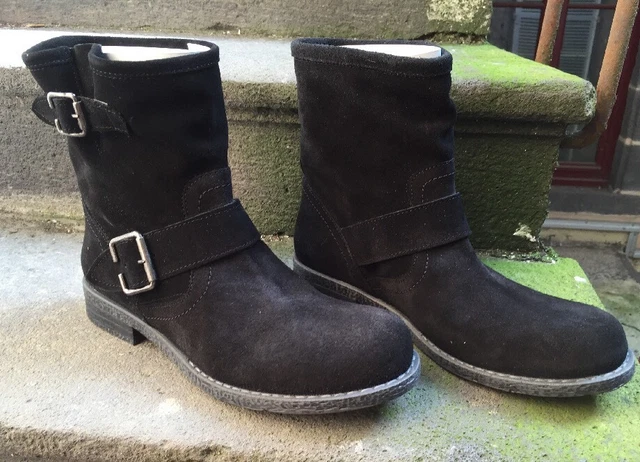 Destockage Neuf Bottines Marque Maria Jaen Cuir Noir @ T 36 @ 89€ @ N1091