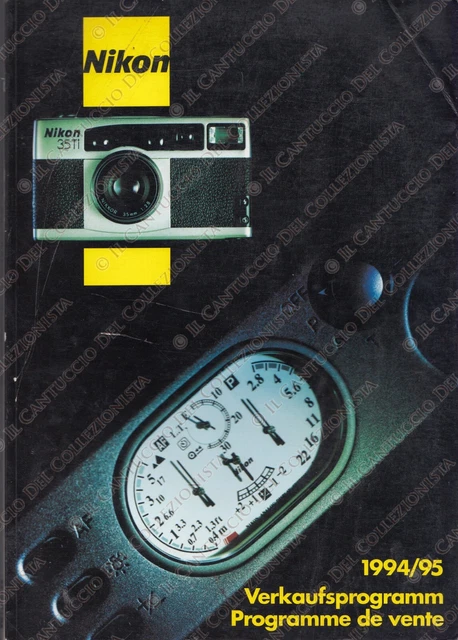 1994 NIKON Camera Lenses Equipment catalog Programme vente