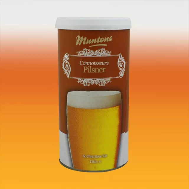 Muntons Connoisseurs Pilsner - 40 Pint Homebrew Beer Kit