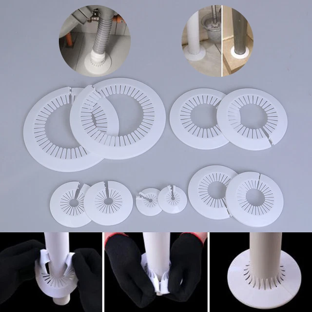 Couvercle de conduit de trou mural 2 pièces vanne d'angle de robinet de douche