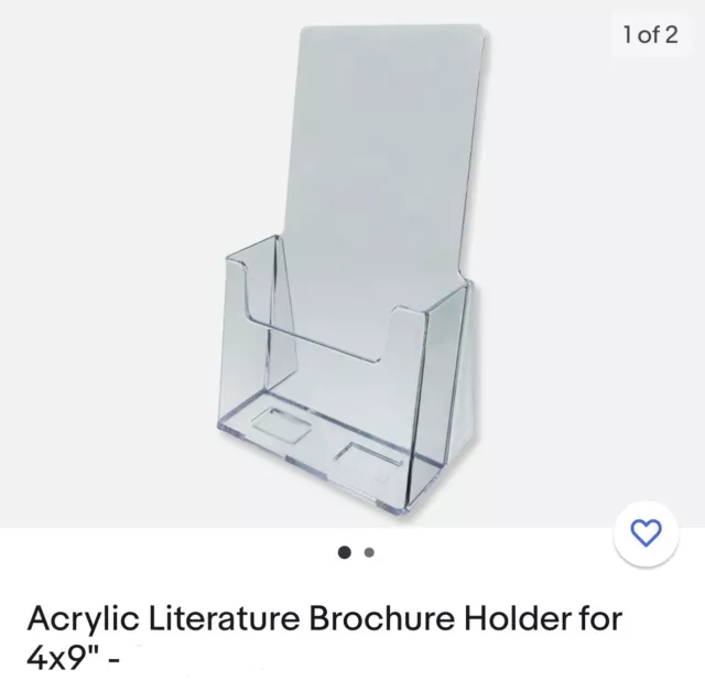 Acrylic Brochure Holder  25 Separate Holders