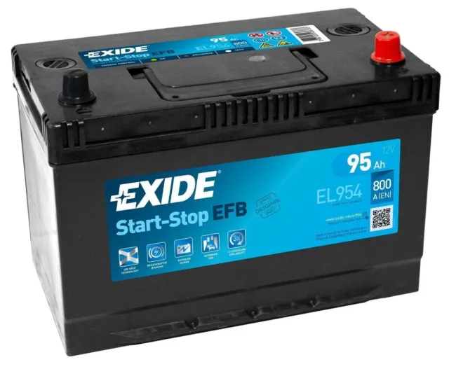 Exide EL954 Start-Stop Efb 12V 95Ah 800A Car Battery