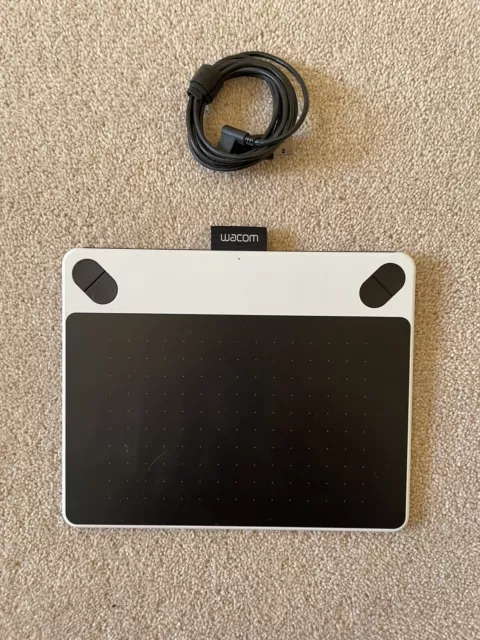 Wacom Intuos Pen Tablet CTL-490 Draw Graphics Tablet - White