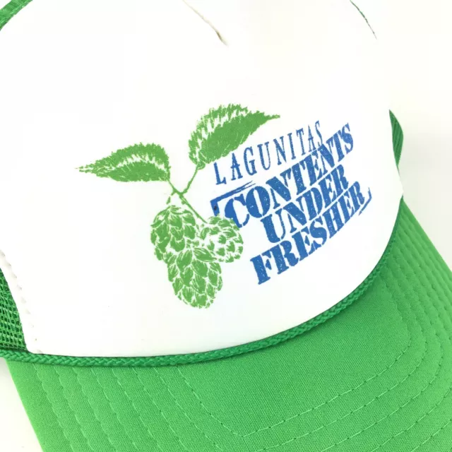 Lagunitas Brewing Co. Pale Ale Beer Contents Under Fresher Trucker Hat Cap Mens 3