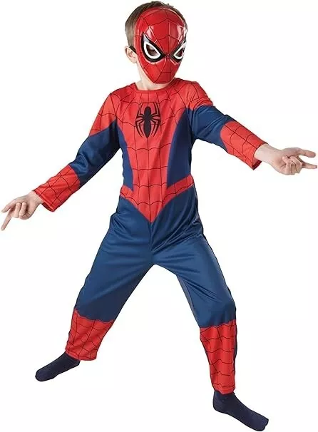 Costume Spiderman carnevale divertimento da 3 a 8 anni