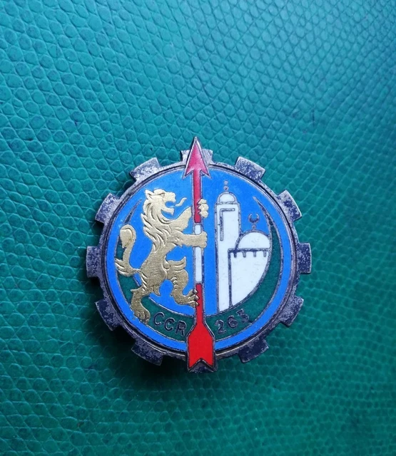 Insigne Original CCR 253 - 3e DIA - Train - Compagnie De Circulation Routière - Armée Française