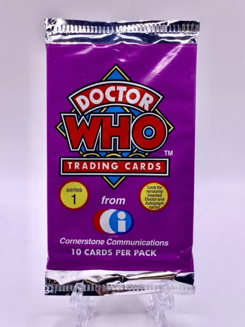 Doctor Who Series 1 Trading Card FACTORY SEALED 10 Card Pack 1994 Cornerstone