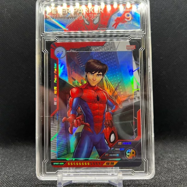 2022 Maximum Venom Camon Foil Card SR SPMT-094 Peter Parker Pure Graded X
