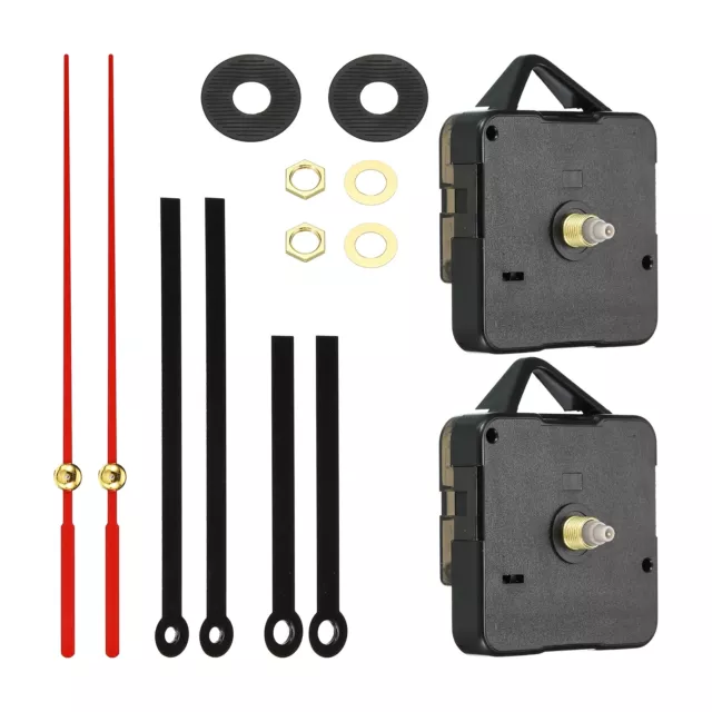 Clock Mechanism Replacement, 2Set Quartz Clock Mechanism DIY Wall Clock16082