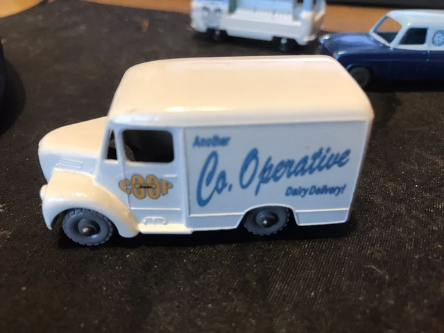 Scatola Riproduzione Matchbox Lesney No.47a Trojan Van 1 Tonnellata Anno 1956 - Foto 3