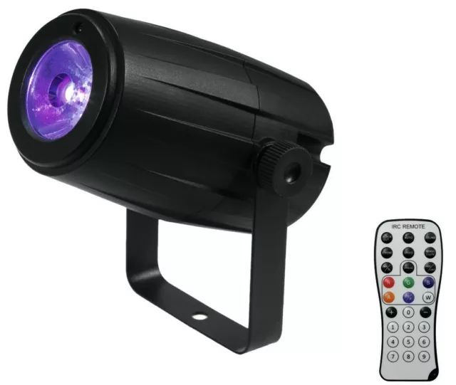 Pinspot LED RGBW 12W 4in1 DMX - Proiettore Per Discoteca, Palla Specchio, Occhio Di Bue - Foto 2