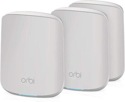 NETGEAR Orbi AX1800 RBK353 WiFi 6 Mesh WLAN System 1.8 GBit/s WiFi 6 Router weiß