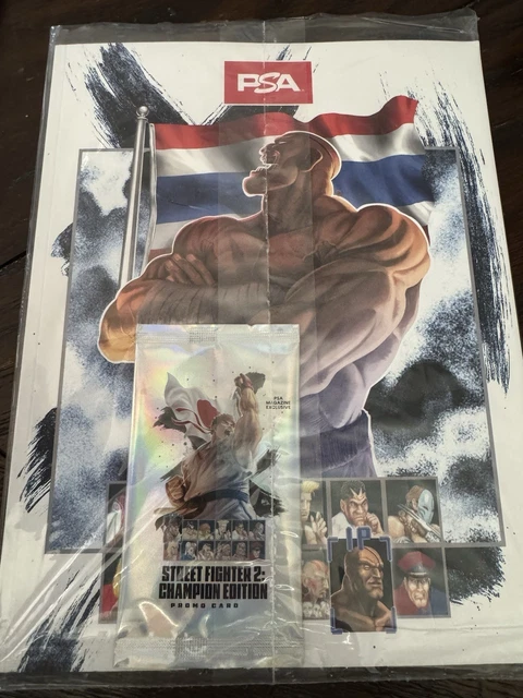 PSA JUNE 2025 Magazine Street Fighter 2 RYU Issue with Promo