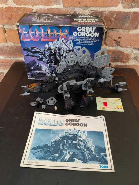 Zoids Vintage – OER Tomy 1983 – Super 1000 Dramadon – Complet Avec Notice – HTF