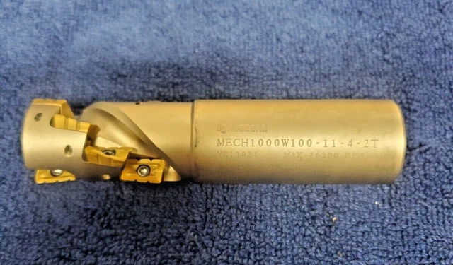 USED Indexable 1.0" Milling Cutter KYOCERA MECH1000W100-11-4-2T  1 pc 286