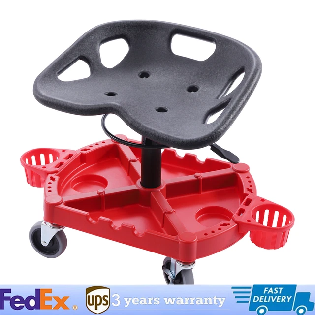 Tabouret Pivotant à Roulettes Pour Enfants - Siège Bas, Confortable - Multi-usage Maison, Bureau, Atelier - Gris