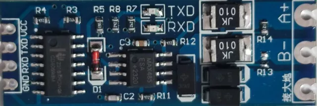 TTL-RS485 Adapter 485 UART Seriell 3.3V 5V Konverter 