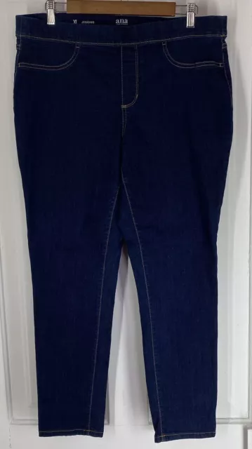 A.N.A. Jegging (Womens Size XL) Stretch Denim Pull-On Blue Jeans