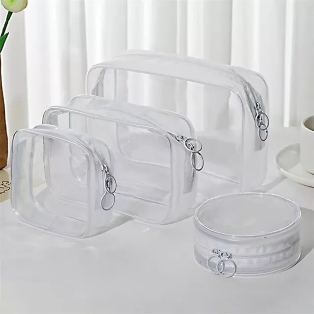 Zipper Clear Makeup Bag PVC Beauty Case New Make Up Organizer  Storage