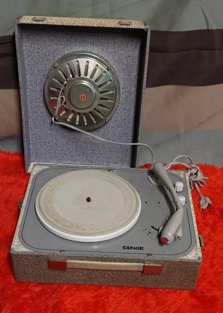 Tourne disque ancien - Recherche saphir platine T64 Ducretet