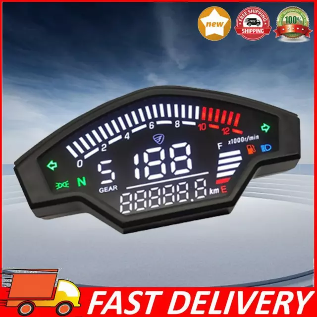 Digital Speedometer Odometer LCD Display Waterproof for Vortex200 Modification