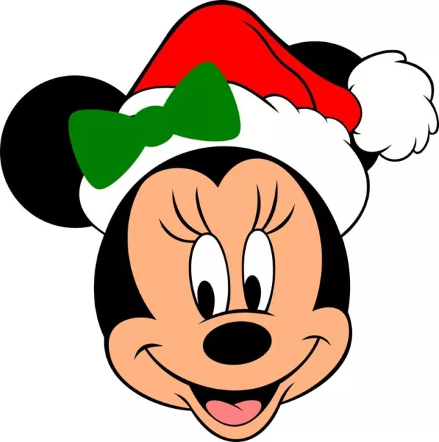 Santa Hat Mickey or Minnie Mouse Christmas Stud Earrings Adults or Kids