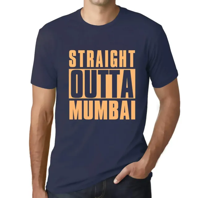 ULTRABASIC Homme Tee-Shirt Tout Droit Sorti De Mumbai Straight Outta Mumbai