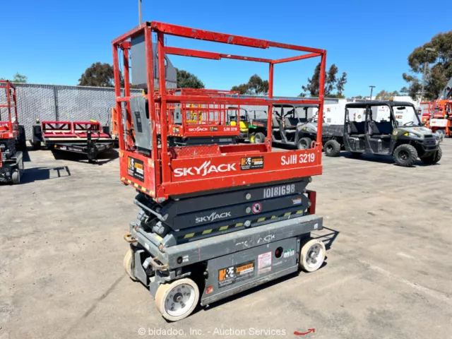 2015 Skyjack SJIII 3219 19' Electric Scissor Lift Man Aerial Platform bidadoo