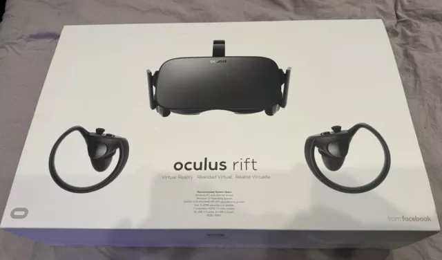 Meta Oculus Rift CV1 VR Virtual Reality Headset System - Complete