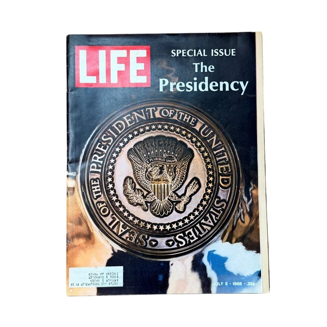 VINTAGE LIFE MAGAZINE, Special Presidency Issue July 5,1968 $18.22