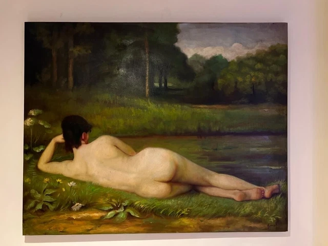 Emanuel Benner - Old Painting - (1836 - 1896)  In Style Of The Artist
