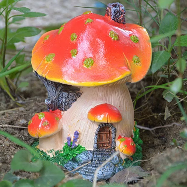 Charmant champignon fleur maison décoration à faire soi-même micro paysage em