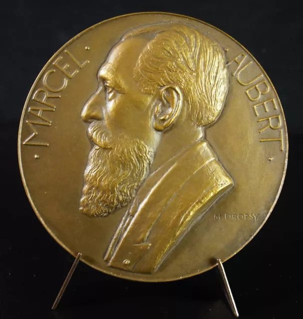 Medal Marcel Aubert 1948 Historian Of L'Art Archélogue Which Museum Louvre