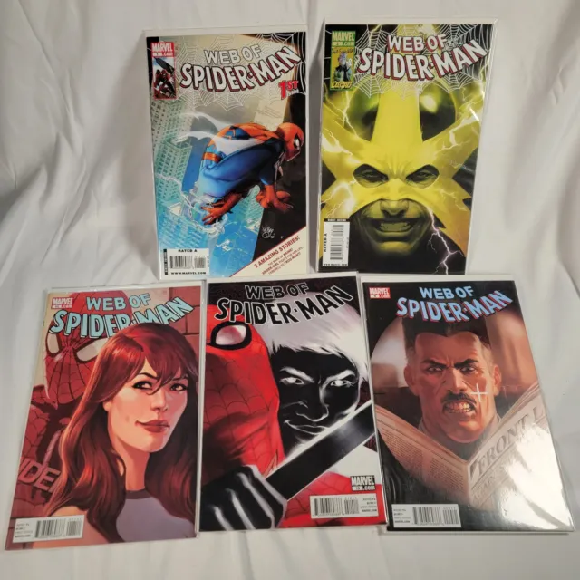 Web Of Spiderman #1-2, 9-11 Marvel Comics Bundle Lot NM 5 Total