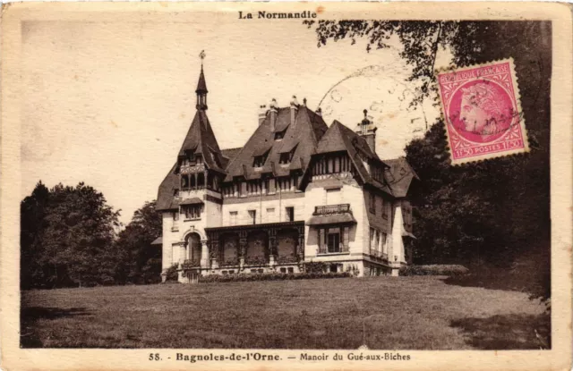 CPA La Normandie - BAGNOLES-de-l'ORNE - Manoir du Gué-aux-Biches (355375)