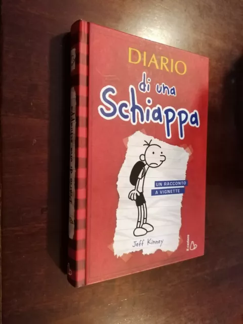 libro Diario di una schiappa un racconto a vignette il Castoro Jeff Kinney