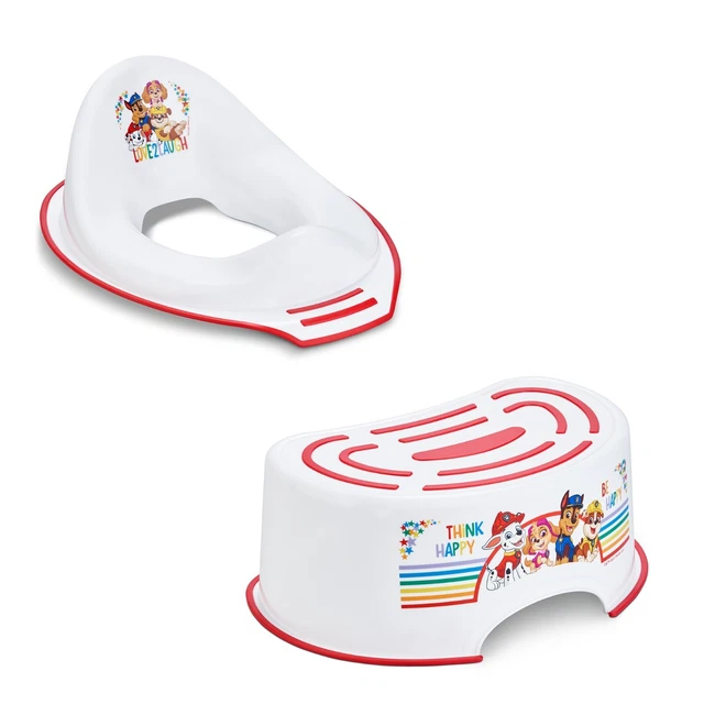 STEP STOOL TOILET Training Seat Combo Paw Patrol Toddler Toilet Set