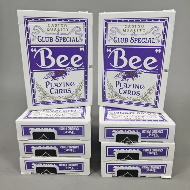 Bee Club Special 8 Decks Of Casino Quality Used Playing Cards Blackjack 8 Count